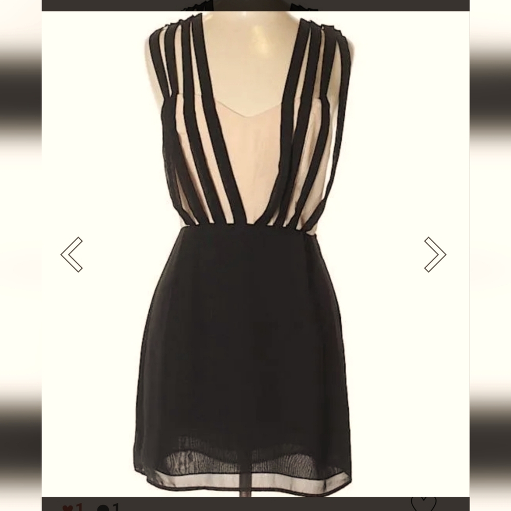 Urban Outfitters Double Inbrass black mini dress Size M